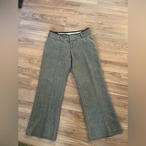 Banana Republic Brown and Cream Stretch Pants Martin